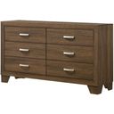 The appearance of Miquell Dresser (Oak) designed by ACME in the transitional interior design. This oak piece of furniture was selected by 1StopBedrooms from Miquell Collection to add a touch of cosiness and style into your home. Sku: 28055. Material: Wood.