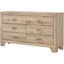 The appearance of Miquell Dresser designed by ACME in the transitional interior design. This rustic piece of furniture was selected by 1StopBedrooms from Miquell Collection to add a touch of cosiness and style into your home. Sku: 28045. Material: Wood.