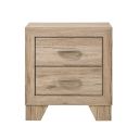 The appearance of Miquell Nightstand designed by ACME in the transitional interior design. This rustic piece of furniture was selected by 1StopBedrooms from Miquell Collection to add a touch of cosiness and style into your home. Sku: 28043. Material: Wood.