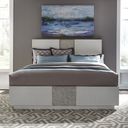 The appearance of Mirage Panel Bed (Queen) designed by Liberty in the modern / contemporary interior design. This white piece of furniture was selected by 1StopBedrooms from Mirage Collection to add a touch of cosiness and style into your home. Sku: 946-BR13;946-BR14;946-BR90. Bed Type: Panel Bed. Bed Size: Queen. Material: Rubberwood.