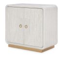 The appearance of Miramar 2 Door Chest In Oyster designed by Legacy Classic in the modern / contemporary interior design. This oyster piece of furniture was selected by 1StopBedrooms from Miramar Collection to add a touch of cosiness and style into your home. Sku: 3300-2300. Material: Oak Veneer.