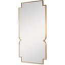 The appearance of Mirror In Antique Brass designed by Century Furniture in the modern / contemporary interior design. This antique brass piece of furniture  was selected by 1StopBedrooms from Cadence Collection to add a touch of cosiness and style into your home. Sku: CAA-231. Material: Metal.