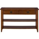 The appearance of Mission Oak 48 Inch Sofa Table In Oak Brown designed by Jofran in the transitional interior design. This oak brown piece of furniture was selected by 1StopBedrooms from Mission Collection to add a touch of cosiness and style into your home. Sku: 1032-4. Material: MDF.