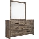 The appearance of Misty Lodge Dresser In Greige designed by New Classic in the modern / contemporary interior design. This greige piece of furniture was selected by 1StopBedrooms from Misty Collection to add a touch of cosiness and style into your home. Sku: B6303-050. Material: Wood.