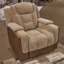 Mixed Momentum Power Recliner In Brownstone