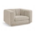 Modari Fabric Upholstered Chair In Beige