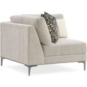 The appearance of Caracole Modern Expressions Repetition Sectional Corner Piece Only designed by Caracole in the transitional interior design. This dark gray piece of furniture was selected by 1StopBedrooms from Modern Expressions Collection to add a touch of cosiness and style into your home. Sku: M120-420-CR1-A. Material: Birch.
