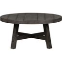 The appearance of Modern Farmhouse Dusty Charcoal Splay Leg Round Cocktail Table designed by Liberty in the modern / contemporary interior design. This gray piece of furniture  was selected by 1StopBedrooms from Modern Farmhouse Collection to add a touch of cosiness and style into your home. Sku: 406-OT1013. Material: Wood.