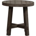 The appearance of Modern Farmhouse Dusty Charcoal Splay Leg Round End Table designed by Liberty in the modern / contemporary interior design. This gray piece of furniture was selected by 1StopBedrooms from Modern Farmhouse Collection to add a touch of cosiness and style into your home. Sku: 406-OT1024. Material: Wood.