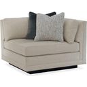 The appearance of Caracole Modern Fusion Sectional Corner Unit Only designed by Caracole in the transitional interior design. This light beige piece of furniture was selected by 1StopBedrooms from Modern Fusion Collection to add a touch of cosiness and style into your home. Sku: M050-017-CR1-A. Material: Birch.