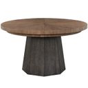Modern Haze Round Dining Table In Brown