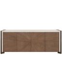 Modern Mist Credenza In Natural