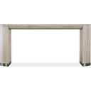 Modern Mood Rounded Rectangle Console Table In Light Wood