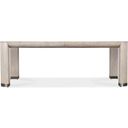 Modern Mood Leg Dining Table with 1-24 Inch Leaf In Light Wood