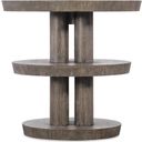 The appearance of Modern Mood Round Side Table In Dark Wood designed by Hooker in the modern / contemporary interior design. This dark wood piece of furniture was selected by 1StopBedrooms from Modern Mood Collection to add a touch of cosiness and style into your home. Sku: 6850-80114-89. Material: Oak Veneer.