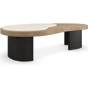 The appearance of Modern Principles Contrast Cocktail Table In Bronze designed by Caracole in the modern / contemporary interior design. This bronze piece of furniture was selected by 1StopBedrooms from Modern Principles Collection to add a touch of cosiness and style into your home. Sku: M141-022-401. Material: Wood.