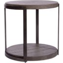 The appearance of Modern View Round End Table designed by Liberty in the modern / contemporary interior design. This gray piece of furniture  was selected by 1StopBedrooms from Modern View Collection to add a touch of cosiness and style into your home. Sku: 960-OT1020. Material: Metal.