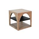 The appearance of Modern Wood End Table with Arched Open Shelf Design In Umbra and Oak Grove designed by Sunny Designs in the modern / contemporary interior design. This umbra and oak grove piece of furniture was selected by 1StopBedrooms from Modern Collection to add a touch of cosiness and style into your home. Sku: 3198OUM-E. Material: Solid Wood.