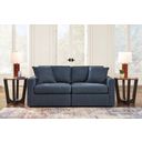 The appearance of Modmax 2-Piece Loveseat In Ink designed by Signature Design by Ashley in the modern / contemporary interior design. This ink piece of furniture was selected by 1StopBedrooms from Modmax Collection to add a touch of cosiness and style into your home. Sku: 9212164;9212165. Material: Performance Fabric.