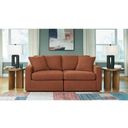 The appearance of Modmax 2-Piece Sectional Loveseat In Spice designed by Signature Design by Ashley in the modern / contemporary interior design. This spice piece of furniture was selected by 1StopBedrooms from Modmax Collection to add a touch of cosiness and style into your home. Sku: 9210264;9210265. Material: Performance Fabric.