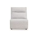 The appearance of ModMax II Armless Chair In Stone designed by Signature Design by Ashley in the modern / contemporary interior design. This stone piece of furniture  was selected by 1StopBedrooms from ModMax II Collection to add a touch of cosiness and style into your home. Sku: 6590746. Material: Fabric.