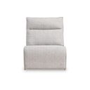 The appearance of ModMax II Power Armless Recliner In Stone designed by Signature Design by Ashley in the modern / contemporary interior design. This stone piece of furniture  was selected by 1StopBedrooms from ModMax II Collection to add a touch of cosiness and style into your home. Sku: 6590731. Material: Fabric.