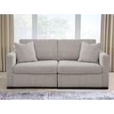 Modmax Luxe 2-Piece Sectional Loveseat In Flint