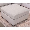 Modmax Luxe Oversized Accent Ottoman In Flint