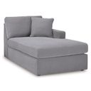 The appearance of Modmax Right-Arm Facing Corner Chaise In Granite designed by Signature Design by Ashley in the modern / contemporary interior design. This granite piece of furniture was selected by 1StopBedrooms from Modmax Collection to add a touch of cosiness and style into your home. Sku: 9210417. Material: Fabric.