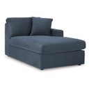 The appearance of Modmax Right-Arm Facing Corner Chaise In Ink designed by Signature Design by Ashley in the modern / contemporary interior design. This ink piece of furniture was selected by 1StopBedrooms from Modmax Collection to add a touch of cosiness and style into your home. Sku: 9212117. Material: Fabric.