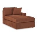 The appearance of Modmax Right-Arm Facing Corner Chaise In Spice designed by Signature Design by Ashley in the modern / contemporary interior design. This spice piece of furniture was selected by 1StopBedrooms from Modmax Collection to add a touch of cosiness and style into your home. Sku: 9210217. Material: Fabric.