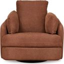 The appearance of Modmax Swivel Glider Recliner In Spice designed by Signature Design by Ashley in the modern / contemporary interior design. This spice piece of furniture was selected by 1StopBedrooms from Modmax Collection to add a touch of cosiness and style into your home. Sku: 9210261. Material: Fabric.