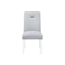 The appearance of Monaco Dining Chair Set of 2 In Gray and White designed by Global Furniture USA in the modern / contemporary interior design. This gray and white piece of furniture was selected by 1StopBedrooms from Monaco Collection to add a touch of cosiness and style into your home. Sku: MONACO-DC-GRY/WHT-N-KIT OF 2. Material: Solid Wood.