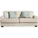 The appearance of Monaghan Sofa In Sandstone designed by Signature Design by Ashley in the transitional interior design. This sandstone piece of furniture  was selected by 1StopBedrooms from Monaghan Collection to add a touch of cosiness and style into your home. Sku: 9620538. Material: Fabric.