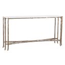 The appearance of Monier Hall Console Table In Antique Gold designed by Fairfield Chair in the transitional interior design. This antique gold piece of furniture  was selected by 1StopBedrooms from Monier Collection to add a touch of cosiness and style into your home. Sku: 8089-99-M. Material: Stone.