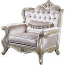 The appearance of Monique Chair In White designed by New Classic in the traditional interior design. This white piece of furniture was selected by 1StopBedrooms from Monique Collection to add a touch of cosiness and style into your home. Sku: U502T-10. Material: Fabric.