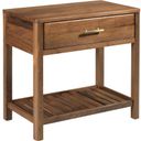The appearance of Monogram Highland Open Nightstand In Walnut designed by Kincaid in the modern / contemporary interior design. This walnut piece of furniture was selected by 1StopBedrooms from Monogram Collection to add a touch of cosiness and style into your home. Sku: 315-422. Material: Wood.