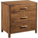 The appearance of Monogram Main Nightstand In Walnut designed by Kincaid in the modern / contemporary interior design. This walnut piece of furniture  was selected by 1StopBedrooms from Monogram Collection to add a touch of cosiness and style into your home. Sku: 315-421. Material: Wood.
