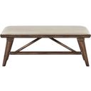 The appearance of Monroe Dining Bench In Brown and Walnut designed by Homelegance in the modern / contemporary interior design. This brown and walnut piece of furniture was selected by 1StopBedrooms from Monroe Collection to add a touch of cosiness and style into your home. Sku: 5901-13N. Material: Textured.