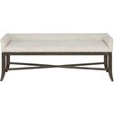 The appearance of Montclair Bench In Cocoa designed by Universal in the transitional interior design. This cocoa piece of furniture was selected by 1StopBedrooms from Montclair Collection to add a touch of cosiness and style into your home. Sku: U508380. Material: Wood.