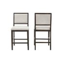 The appearance of Montclair Wood Counter Height Kitchen Dining Chairs Set of 2 In Black designed by Martin Furniture in the modern / contemporary interior design. This black piece of furniture was selected by 1StopBedrooms from Montclair Collection to add a touch of cosiness and style into your home. Sku: IMMO80KIT2. Material: Solid Hardwood & Veneers.