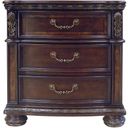 Monte Carlo 3-Drawer Nightstand With Usb Port