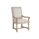 The appearance of Montecito Anderson Upholstered Arm Chair In Chaparral designed by Barclay Butera in the traditional interior design. This chaparral piece of furniture was selected by 1StopBedrooms from Montecito Collection to add a touch of cosiness and style into your home. Sku: 940-883-01. Material: Wood.