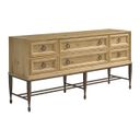 The appearance of Montecito Birnam Wood Sideboard In Natural designed by Barclay Butera in the transitional interior design. This natural piece of furniture was selected by 1StopBedrooms from Montecito Collection to add a touch of cosiness and style into your home. Sku: 940-869. Material: Wood.