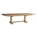 The appearance of Montecito La Mirada Rectangular Dining Table In Natural designed by Barclay Butera in the traditional interior design. This natural piece of furniture was selected by 1StopBedrooms from Montecito Collection to add a touch of cosiness and style into your home. Sku: 940-876C. Material: Wood. Table Top Shape: Rectangular. Size: 46" x 84".