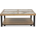 The appearance of Montia Coffee Table In Multi designed by Signature Design by Ashley in the modern / contemporary interior design. This multi piece of furniture was selected by 1StopBedrooms from Montia Collection to add a touch of cosiness and style into your home. Sku: T632-8. Material: Marble.