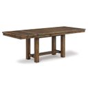 The appearance of Moriville 62"-86" Extendable Dining Table designed by Signature Design by Ashley in the transitional interior design. This grayish brown piece of furniture was selected by 1StopBedrooms from Moriville Collection to add a touch of cosiness and style into your home. Sku: D631-45. Material: Wood. Table Top Shape: Rectangular. Size: 86" x 36".