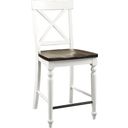 The appearance of Mountain Retreat 24 Inch Barstool Set of 2 In Antique White designed by Emerald Home Furnishings in the country / farmhouse interior design. This antique white piece of furniture was selected by 1StopBedrooms from Mountain Retreat Collection to add a touch of cosiness and style into your home. Sku: D601-24-09. Material: Wood.