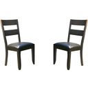 The appearance of Mariposa Rustic Whiskey Ladderback Side Chair Set of 2 designed by A-America in the transitional interior design. This whiskey piece of furniture was selected by 1StopBedrooms from Mariposa Collection to add a touch of cosiness and style into your home. Sku: MRPRW2552. Material: Rubberwood.