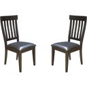 The appearance of Mariposa Rustic Whiskey Slatback Side Chair Set of 2 designed by A-America in the transitional interior design. This whiskey piece of furniture was selected by 1StopBedrooms from Mariposa Collection to add a touch of cosiness and style into your home. Sku: MRPRW2652. Material: Rubberwood.